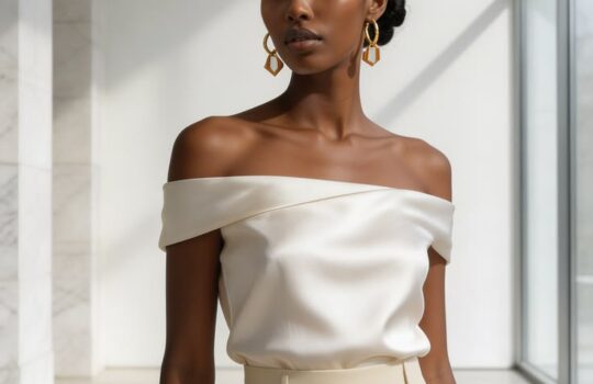 neutral outfit idea _ elegant minimalist fashion _ chic women style